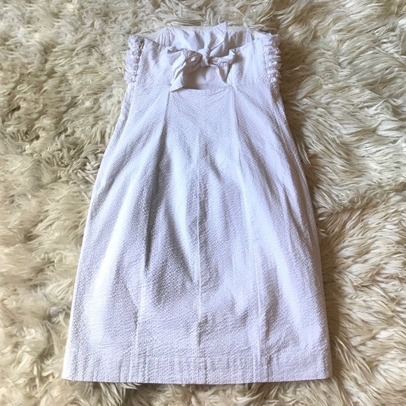 Lilly Pulitzer White Franco Seersucker Dress - Picture 5 of 8